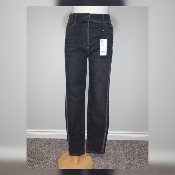 Olsen Europe Mona Slim Soul City 1808 Denim Pants - Picture 2 of 9